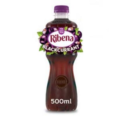 Picture of 500 Ribena Blackcurrant STILL x12 DRS